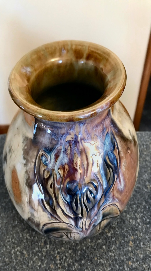 beautiful wood fired vase created by John Kondra