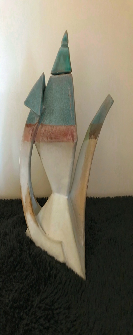 free form tea pot created byJohn Kondra at Pottery by Jamd